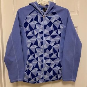 North Face Childs XL Purple Hoodie GUC